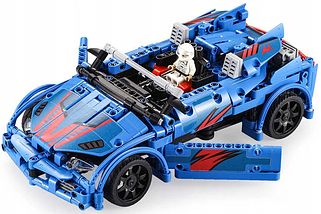 Машинка конструкторо з пультом керування Cada C51052W 585 елементів, фото 5