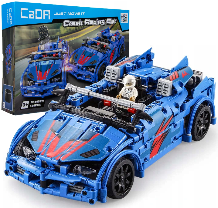 Машинка конструкторо з пультом керування Cada C51052W 585 елементів