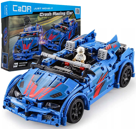 Машинка конструкторо з пультом керування Cada C51052W 585 елементів, фото 1