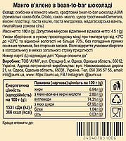 Скибочки в'яленого манго в bean-to-bar шоколаді AUMi, 100г, фото 4