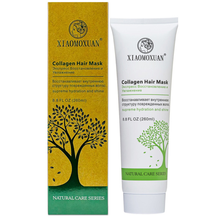 Маска з колагеном для живлення і відновлення волосся Xiaomoxuan Collagen Hair Mask 550 мл, фото 1