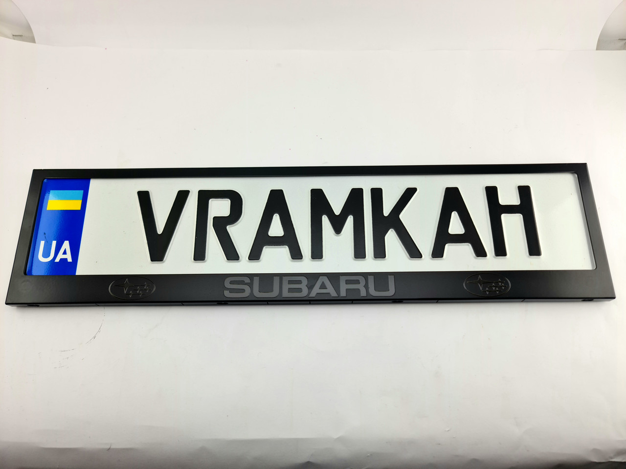Номерна рамка для авто Subaru black\black