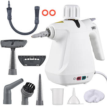 Многофункціональний пароочисник з різними насадками Steam Cleaner 1000Вт Електричний пароочисник