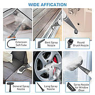 Многофункціональний пароочисник з різними насадками Steam Cleaner 1000Вт Електричний пароочисник, фото 5