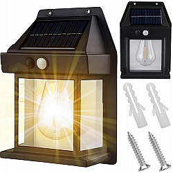 Вуличний світильник на сонячній батареї, SOLAR WALL LAMP ВK-888 / Акумуляторний ліхтар / Лед світильники