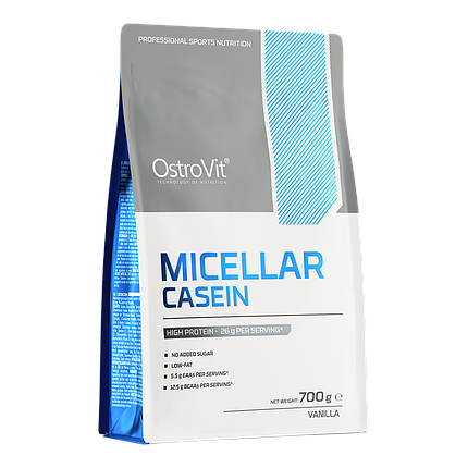 Протеїн Micellar Casein OstroVit 700 g Vanilla, фото 1