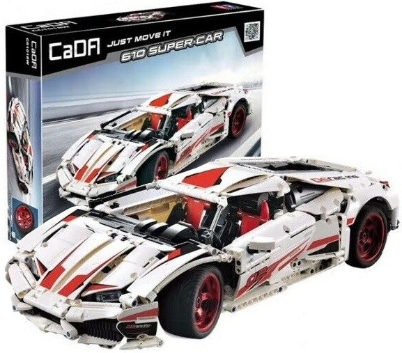 Машинка конструктор Super Car LAMBO Cada C61018W 1696 елементів