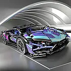 Уцінка! Конструктор Технік Ламборджіні супер кар Cyberpunk Lamborghini Sian 1314 деталей масштаб 1:14, фото 6