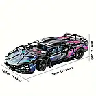 Уцінка! Конструктор Технік Ламборджіні супер кар Cyberpunk Lamborghini Sian 1314 деталей масштаб 1:14, фото 7