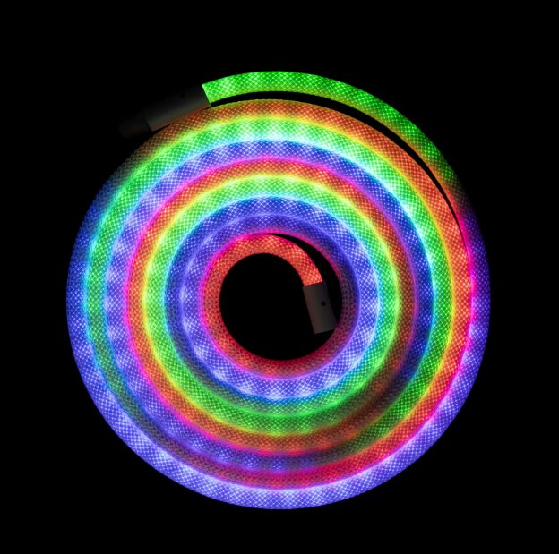 Готовий набір круглої неонової стрічки PROLUMTM 5V D13 5M RGB FULL COLOR PRO