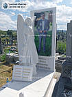 Пам'ятник з мармуровою скульптурою янгола № 301, фото 2
