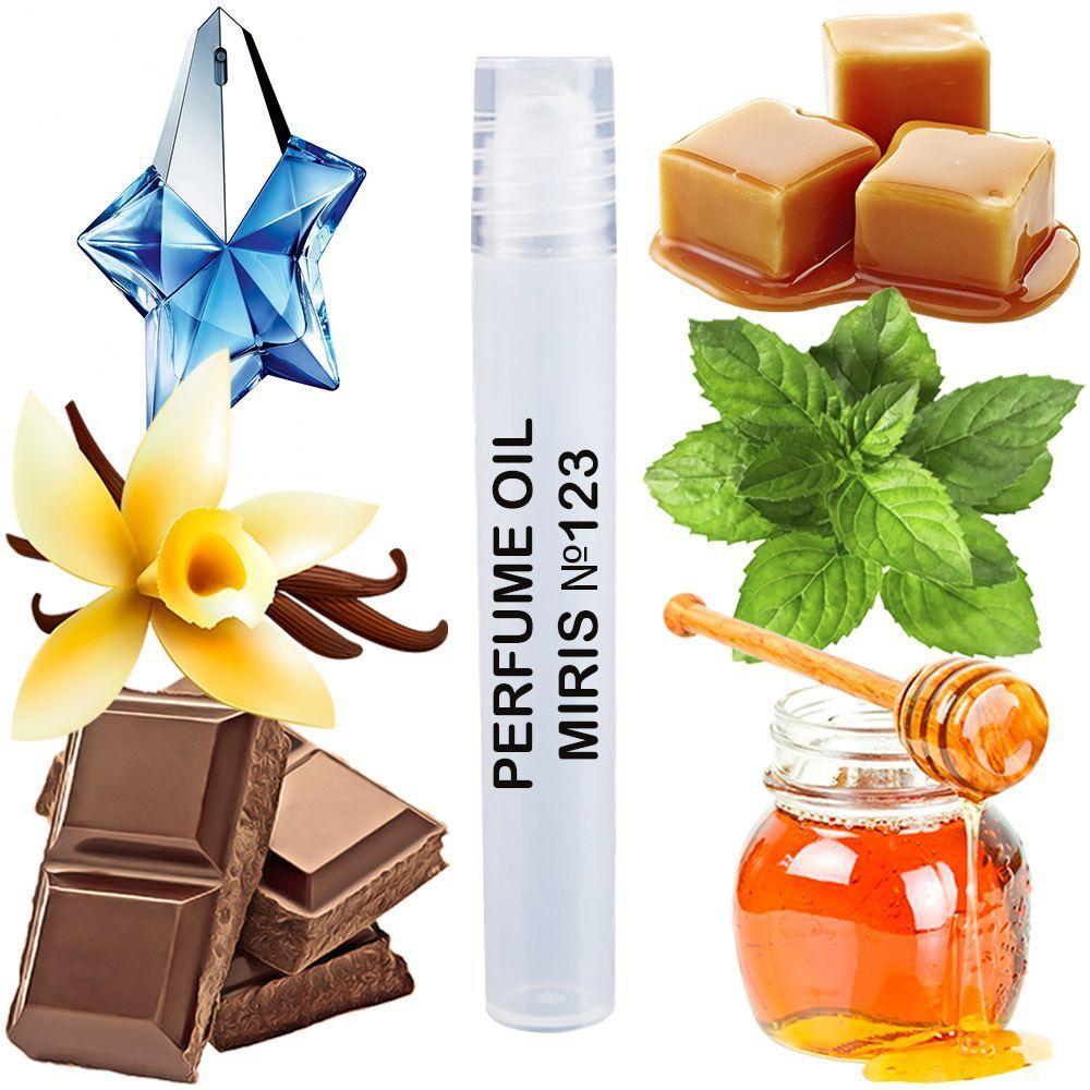 Парфумерна олія MIRIS No123 (аромат схожий на Angel) Жіноча 10 ml