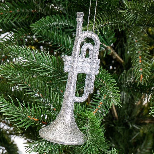 Прикраса на ялинку 12 см 024NR/silver