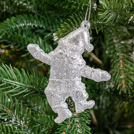 Прикраса на ялинку 9 см 022NR/silver