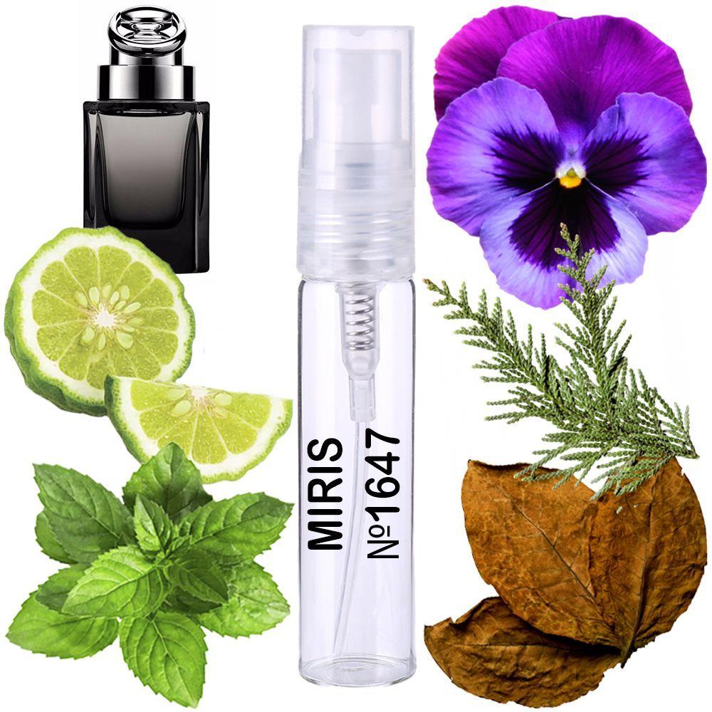 Пробник Духів MIRIS No1647 (аромат схожий на G. By G. Pour Homme) Чоловічий 3 ml
