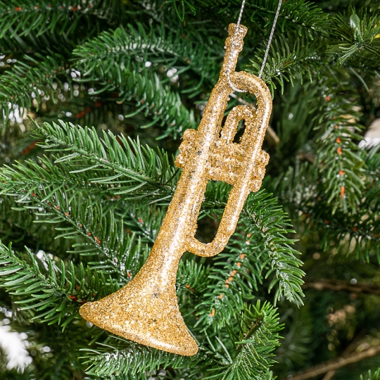 Прикраса на ялинку 12 см 024NR/gold