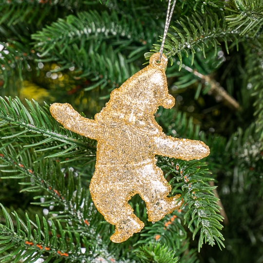 Прикраса на ялинку 9 см 022NR/gold