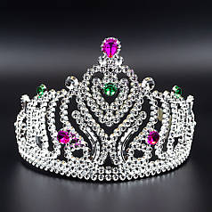 Дитяча новорічна коронка Святкова 9 см, 12 шт.