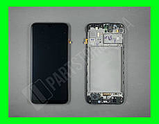 Дисплей Samsung M315 Black M31 (GH82-22405A) сервісний оригінал у зборі з рамкою (знятий із телефона)