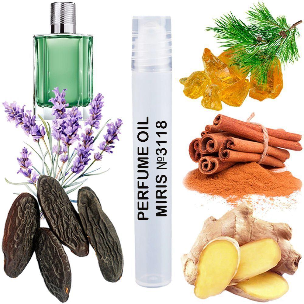 Парфумерна олія MIRIS No3118 (аромат схожий на Davidoff Run Wild) Чоловіче 10 ml