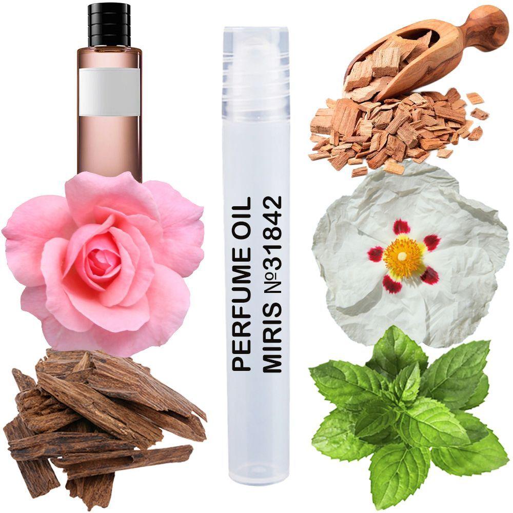 Парфумерна олія MIRIS No31842 (аромат схожий на Dior Oud Ispahan) Унісекс 10 ml