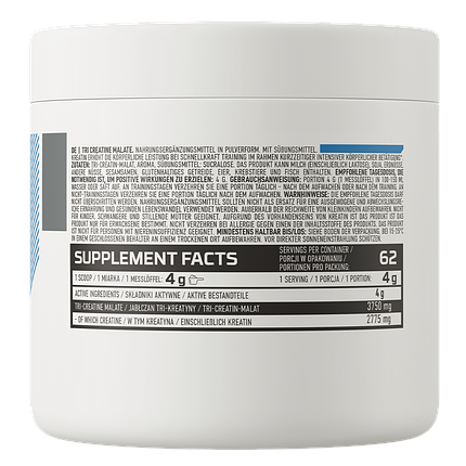 Три - креатин малат Ostrovit Tri-Creatine Malate 250 g Lemon, фото 2