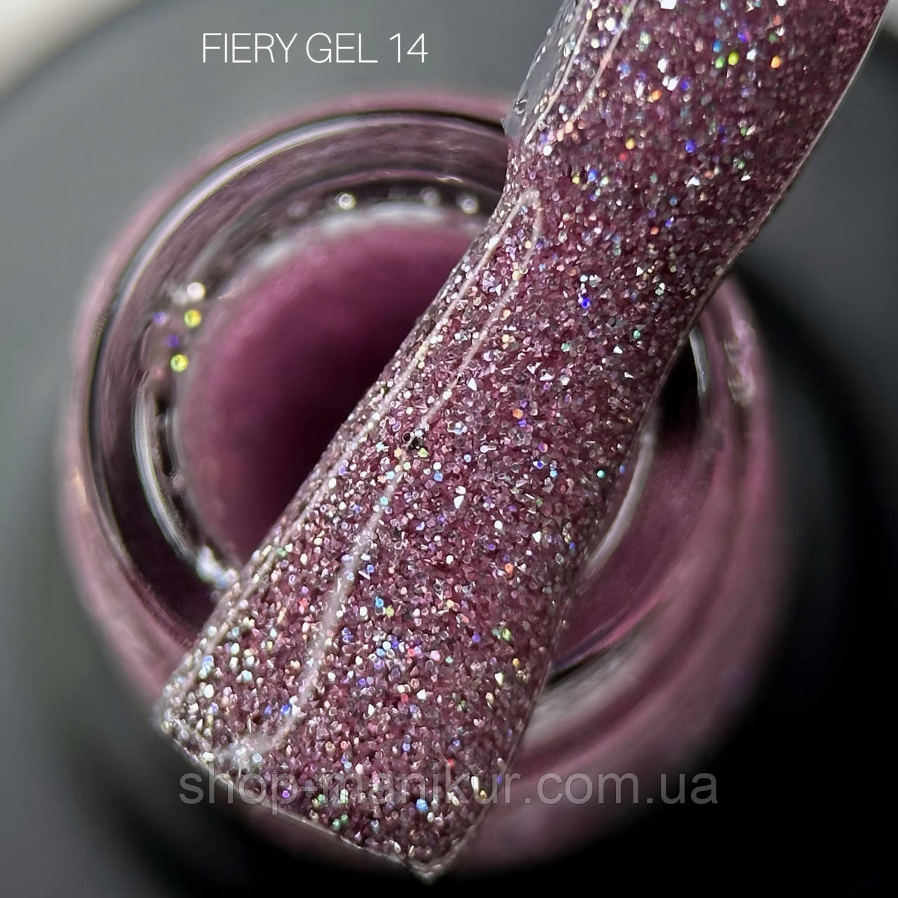 Гель-лак SAGA Fiery Gel №14, 9 мл, фото 1