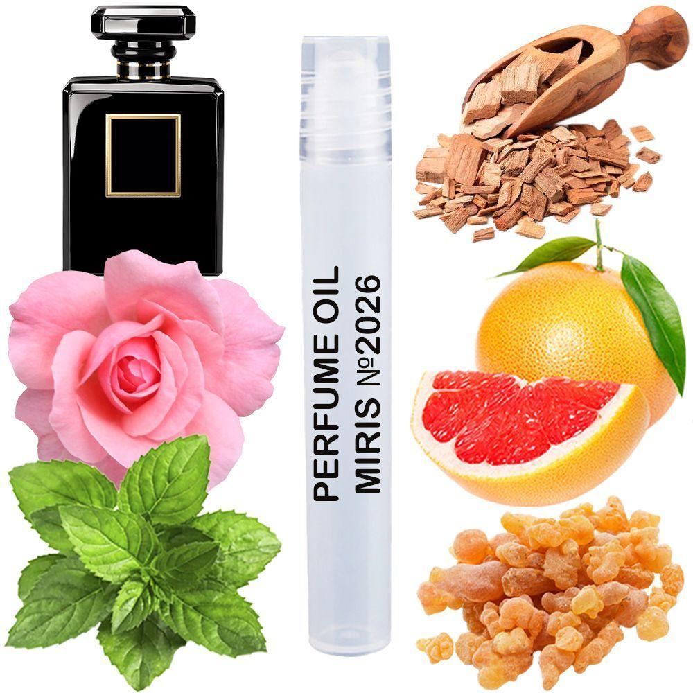 Парфумерна олія MIRIS No2026 (аромат схожий на Coco Noir) Жіноча 10 ml