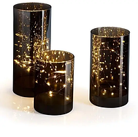 Набір свічок 3 штук. Свічка світлодіодна на батареях/Світолодні святкові свічки/Набір свічок