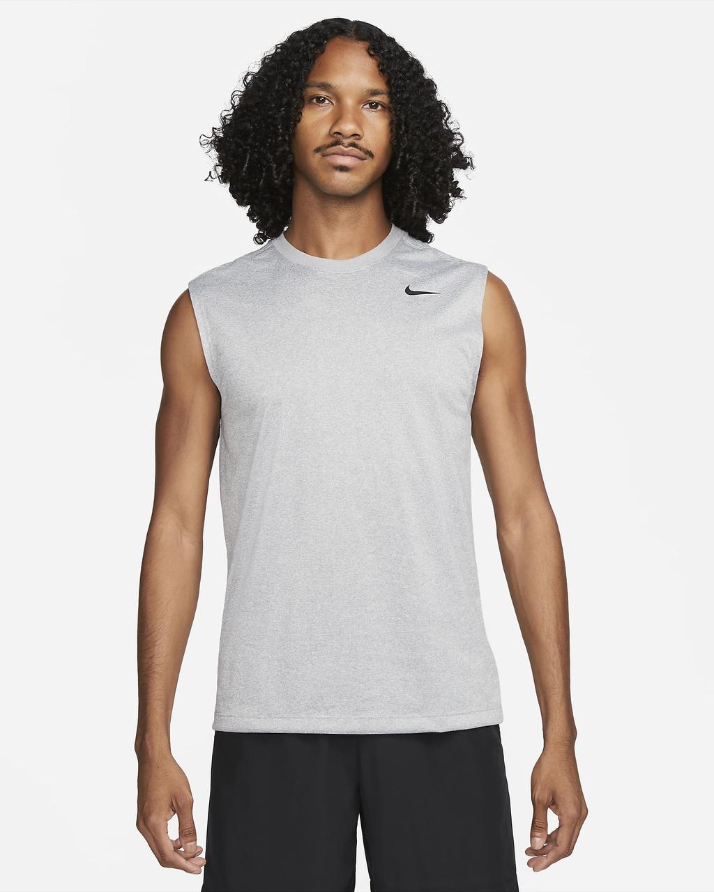 Майка чоловіча спортивна Nike Dri-FIT Legend Men's Sleeveless Fitness T-Shirt (DX0991-063)