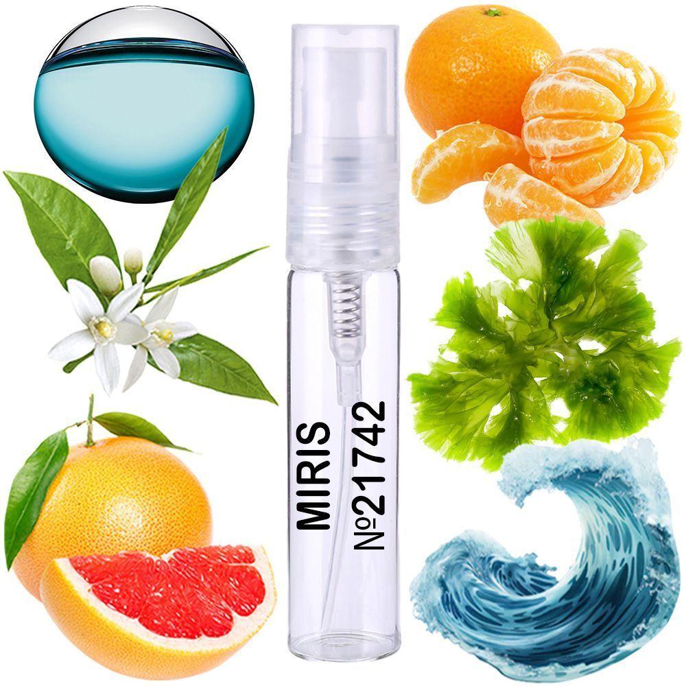 Пробник Духів MIRIS No21742 (аромат схожий на Aqua Pour Homme Marine) Чоловічий 3 ml