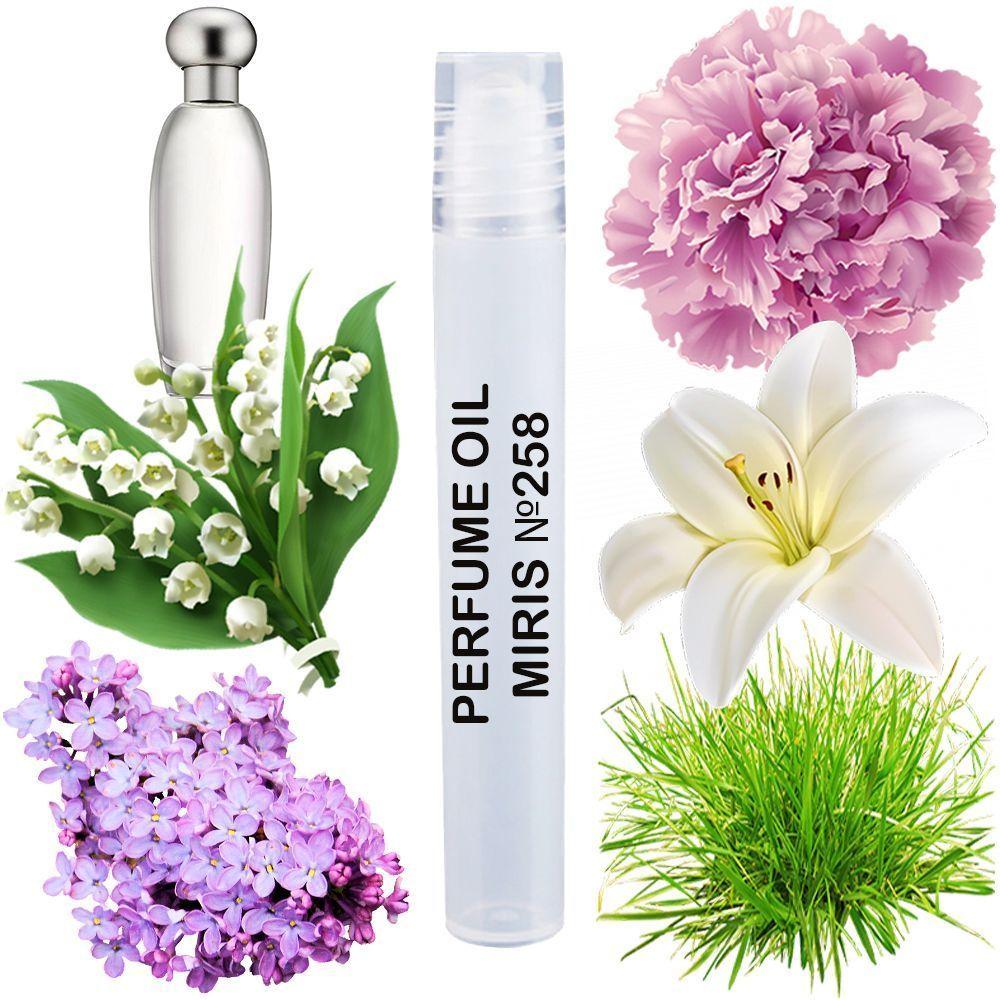 Парфумерна олія MIRIS No258 (аромат схожий на Pleasures) Жіноча 10 ml