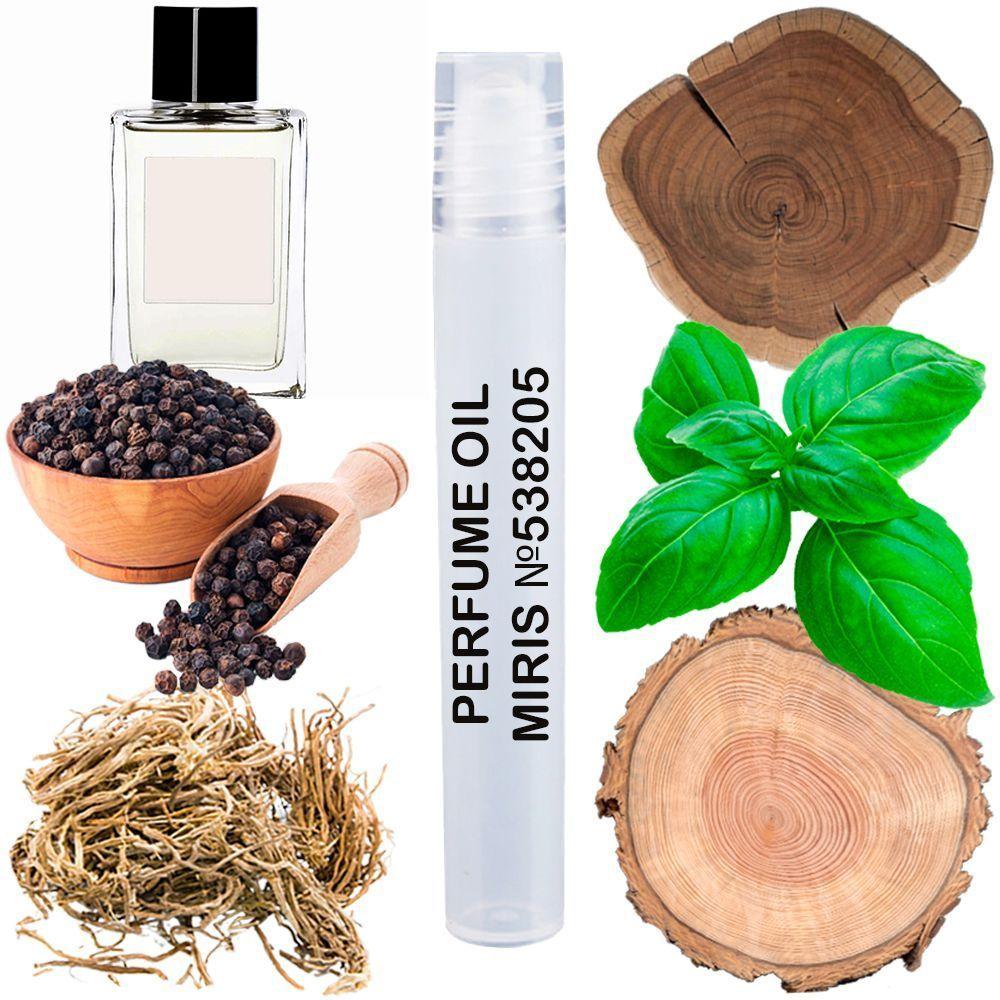 Парфумерна олія MIRIS No538205 (аромат схожий на Bois Impérial) Унісекс 10 ml