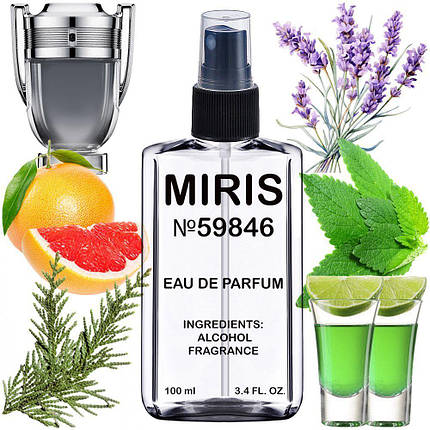 Парфуми MIRIS No59846 (аромат схожий на Invictus Platinum) Чоловічі 100 ml, фото 1