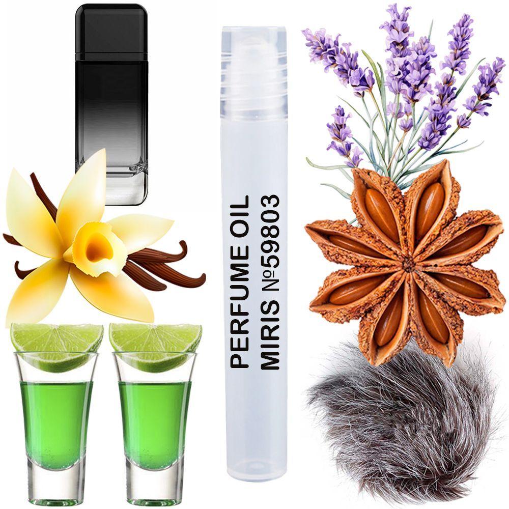 Парфумерна олія MIRIS No59803 (аромат схожий на 212 VIP Black) Чоловіча 10 ml