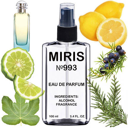 Парфуми MIRIS No993 (аромат схожий на Hermes Un Jardin En Mediterranee) Унісекс 100 ml, фото 1