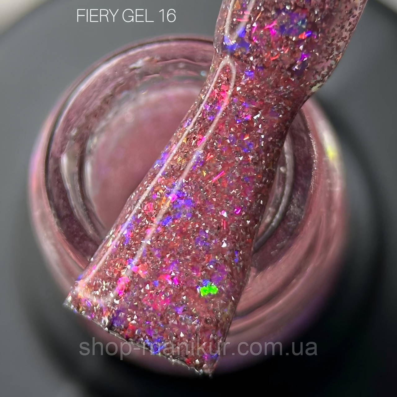 Гель-лак SAGA Fiery Gel №16, 9 мл