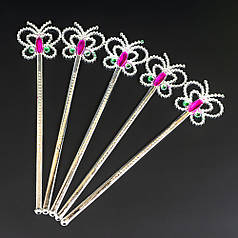 Дитяча чарівна паличка Метелик 32 см, 12 шт в упаковці