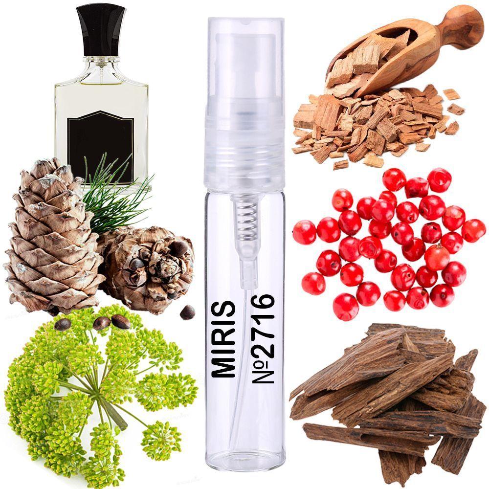 Пробник Духів MIRIS No2716 (аромат схожий на Royal Oud) Унісекс 3 ml