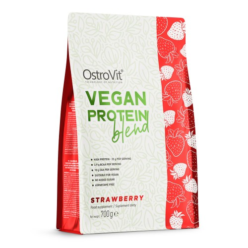 Протеїн OstroVit VEGE Protein Blend 700 g Strawberry