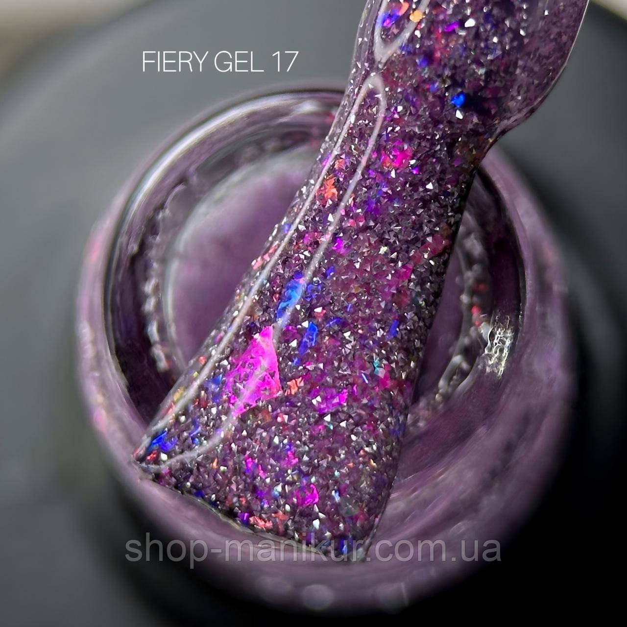 Гель-лак SAGA Fiery Gel №17, 9 мл