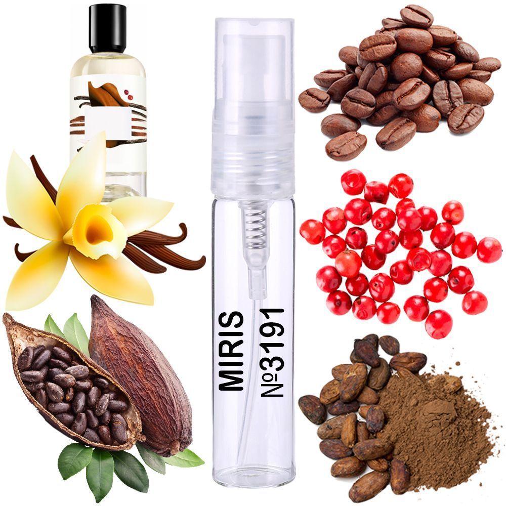 Пробник Духів MIRIS No3191 (аромат схожий на Cuir de Nuit) Унісекс 3 ml