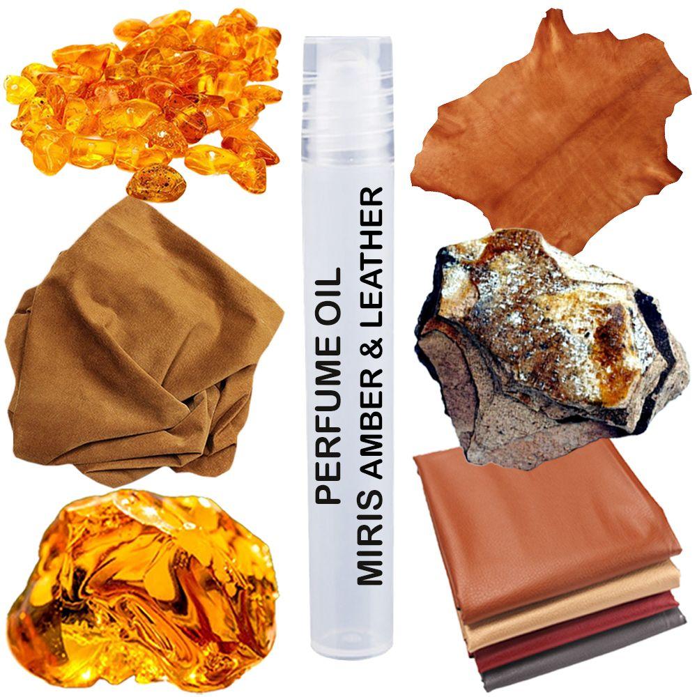 Парфумерна олія MIRIS Amber&Leather Унісекс 10 ml