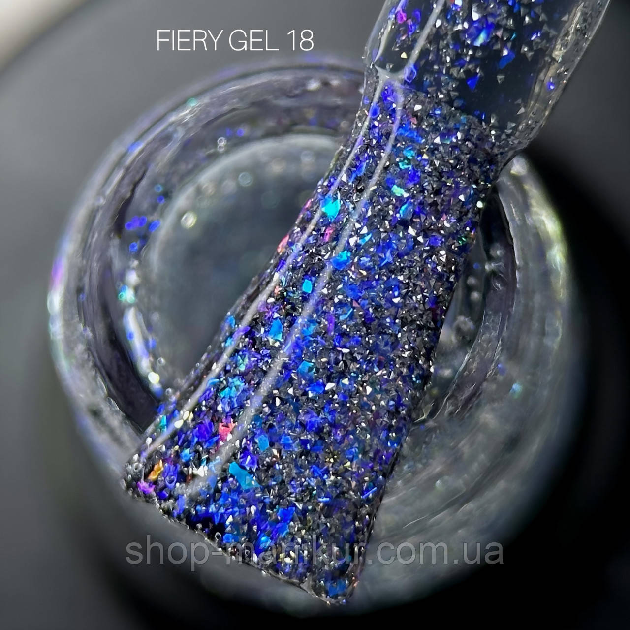 Гель-лак SAGA Fiery Gel №18, 9 мл