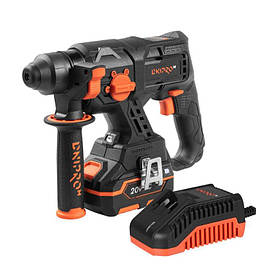 Акумуляторний перфоратор Dnipro-M DHR-201BC Compact + Акумуляторна батарея BP-240 + Зарядний пристрій FC-230
