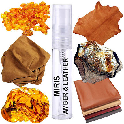 Пробник Духів MIRIS Amber & Leather Унісекс 3 ml, фото 1