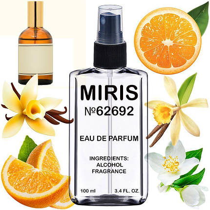 Парфуми MIRIS No62692 (аромат схожий на Orange & Jasmine, Vanilla) Унісекс 100 ml, фото 1