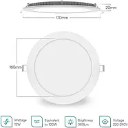 Світильник світлодіодний Lumary Ultra Slim Smart Panel Light RGB 4шт., фото 3