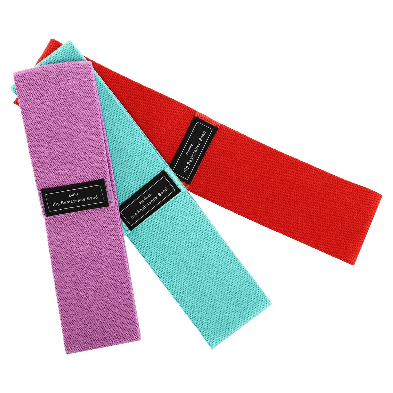 Набір універсальних латексних петель SP-Sport Loop Bands FI-1725 для 3 різних рівнів навантажень L, М, Н (3 кольори)., фото 1