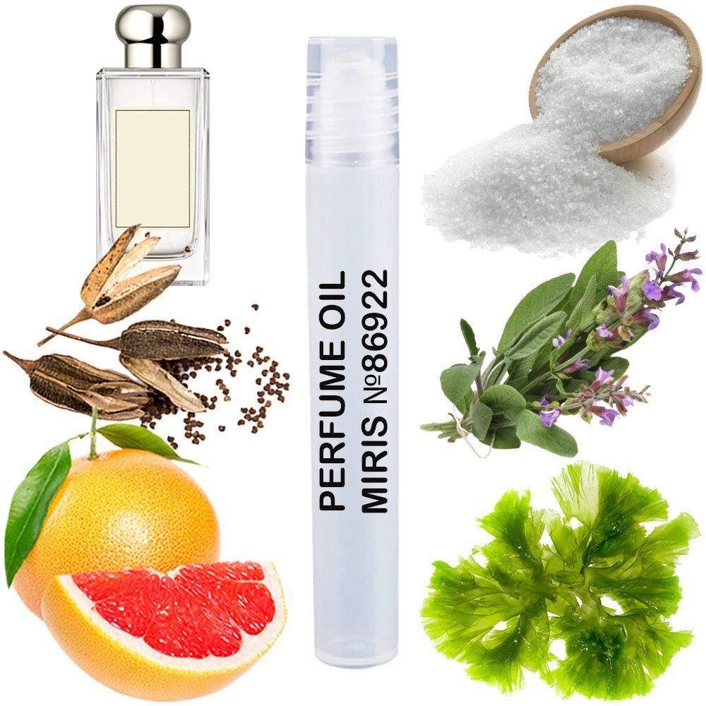 Парфумерна олія MIRIS No86922 (аромат схожий на Jo Malone Wood Sage&Sea Salt) Унісекс 10 ml